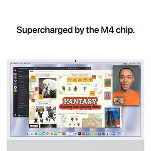 Sistem PC All in One APPLE iMac (2024) mcr24ro/a, Apple M4, 24" Retina 4.5K, 24GB, SSD 512GB, 10-core GPU, macOS Sequoia, Silver, Tastatura layout RO Sistem PC All in One APPLE iMac (2024) mcr24ro/a, Apple M4, 24" Retina 4.5K, 24GB, SSD 512GB, 10-core GPU, macOS Sequoia, Silver, Tastatura layout RO