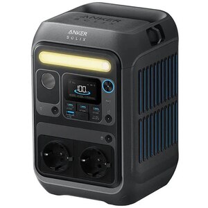 Statie de incarcare portabila ANKER Solix C300X AC, 300W, 288Wh, AC, USB-A, USB-C, MC4, XT60, negru Statie de incarcare portabila ANKER Solix C300X AC, 300W, 288Wh, AC, USB-A, USB-C, MC4, XT60, negru