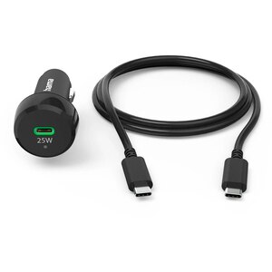 Incarcator auto HAMA 201614, 1xUSB-C, Power Delivery (PD), 25W, negru Incarcator auto HAMA 201614, 1xUSB-C, Power Delivery (PD), 25W, negru