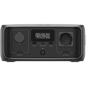 Statie incarcare ECOFLOW River 3, 245 Wh, 600W, USB C, Schuko, negru Statie incarcare ECOFLOW River 3, 245 Wh, 600W, USB C, Schuko, negru