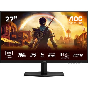 Monitor Gaming WLED Fast IPS AOC Q27G42XE, 27", QHD, 180Hz, HRD10, boxe, negru Monitor Gaming WLED Fast IPS AOC Q27G42XE, 27", QHD, 180Hz, HRD10, boxe, negru