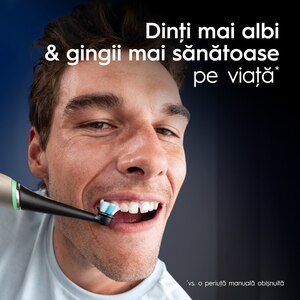 Periuta de dinti electrica ORAL-B iO10 Lunar Gold, iO Sense Cleaning Coach, 7 programe, 1 capat, auriu Periuta de dinti electrica ORAL-B iO10 Lunar Gold, iO Sense Cleaning Coach, 7 programe, 1 capat, auriu