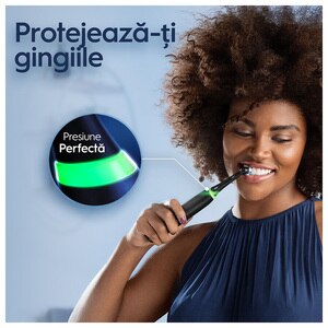 Periuta de dinti electrica ORAL-B iO3, 3 programe, 1 capat, negru Periuta de dinti electrica ORAL-B iO3, 3 programe, 1 capat, negru
