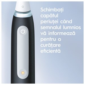Periuta de dinti electrica ORAL-B iO3, 3 programe, 1 capat, negru Periuta de dinti electrica ORAL-B iO3, 3 programe, 1 capat, negru