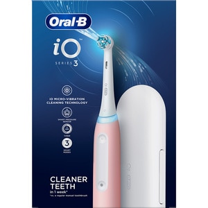 Periuta de dinti electrica ORAL-B iO3, 3 programe, 1 capat, roz Periuta de dinti electrica ORAL-B iO3, 3 programe, 1 capat, roz