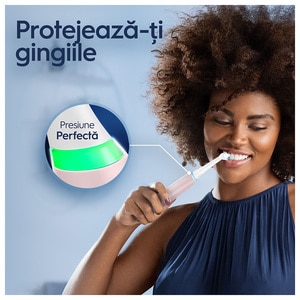 Periuta de dinti electrica ORAL-B iO3, 3 programe, 1 capat, roz Periuta de dinti electrica ORAL-B iO3, 3 programe, 1 capat, roz