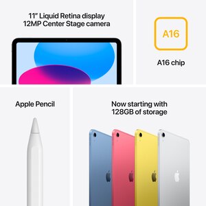 Tableta APPLE iPad 11" (A16), 256GB, Cellular, Pink Tableta APPLE iPad 11" (A16), 256GB, Cellular, Pink