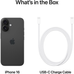 Telefon APPLE iPhone 16 5G, 128GB, Black Telefon APPLE iPhone 16 5G, 128GB, Black