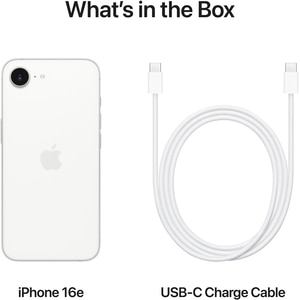 Telefon APPLE iPhone 16E, 256GB, White Telefon APPLE iPhone 16E, 256GB, White