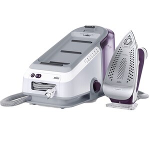 Statie de calcat BRAUN CareStyle 7 IS7266VI, 2700W, 550g/min, 2l, talpa Eloxal, alb-violet Statie de calcat BRAUN CareStyle 7 IS7266VI, 2700W, 550g/min, 2l, talpa Eloxal, alb-violet