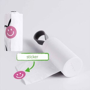 Suport pungi igienice caini PETKIT, plastic, 23 x 6 x 4 cm, alb Suport pungi igienice caini PETKIT, plastic, 23 x 6 x 4 cm, alb