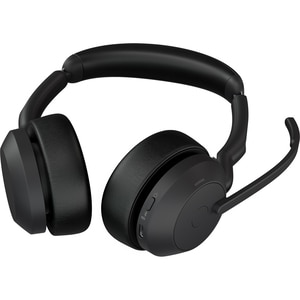 Casti Wireless teleconferinta JABRA Evolve2 55 Link 380/390A, Stereo, Noise Cancelling, Bluetooth, USB-C, negru Casti Wireless teleconferinta JABRA Evolve2 55 Link 380/390A, Stereo, Noise Cancelling, Bluetooth, USB-C, negru