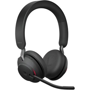 Casti Wireless teleconferinta JABRA Evolve2 65, Link 390a MS Stereo, Bluetooth, USB-C, negru Casti Wireless teleconferinta JABRA Evolve2 65, Link 390a MS Stereo, Bluetooth, USB-C, negru