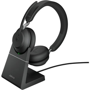 Casti Wireless teleconferinta JABRA Evolve2 65, Link 390a MS Stereo Desk Stand, Bluetooth, USB-C, negru Casti Wireless teleconferinta JABRA Evolve2 65, Link 390a MS Stereo Desk Stand, Bluetooth, USB-C, negru