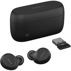 Casti Wireless teleconferinta JABRA Evolve2 Buds, Stereo, Noise Cancelling, Bluetooth, USB-C, negru Casti Wireless teleconferinta JABRA Evolve2 Buds, Stereo, Noise Cancelling, Bluetooth, USB-C, negru