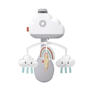 Carusel muzical 2in1 FISHER PRICE Curcubeu MTHBP40O, 0 luni+, alb-gri Carusel muzical 2in1 FISHER PRICE Curcubeu MTHBP40O, 0 luni+, alb-gri