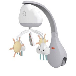 Carusel muzical 2in1 FISHER PRICE Curcubeu MTHBP40O, 0 luni+, alb-gri Carusel muzical 2in1 FISHER PRICE Curcubeu MTHBP40O, 0 luni+, alb-gri