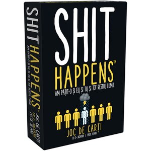 Joc de societate GOLIATH Shit happens SHIT9968RO, 18 ani+, 2 jucatori Joc de societate GOLIATH Shit happens SHIT9968RO, 18 ani+, 2 jucatori