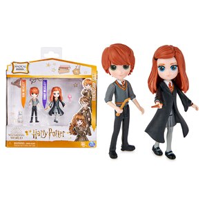 Set 2 figurine SPINMASTER Harry Potter - Ron si Ginny Weasley 061834, 5 ani+, gri-negru Set 2 figurine SPINMASTER Harry Potter - Ron si Ginny Weasley 061834, 5 ani+, gri-negru
