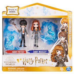 Set 2 figurine SPINMASTER Harry Potter Si Ginny Weasley 063830, 5 ani+, gri-negru Set 2 figurine SPINMASTER Harry Potter Si Ginny Weasley 063830, 5 ani+, gri-negru