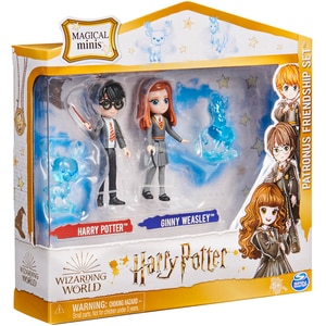 Set 2 figurine SPINMASTER Harry Potter Si Ginny Weasley 063830, 5 ani+, gri-negru Set 2 figurine SPINMASTER Harry Potter Si Ginny Weasley 063830, 5 ani+, gri-negru