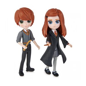 Set 2 figurine SPINMASTER Harry Potter Si Ginny Weasley 063830, 5 ani+, gri-negru Set 2 figurine SPINMASTER Harry Potter Si Ginny Weasley 063830, 5 ani+, gri-negru