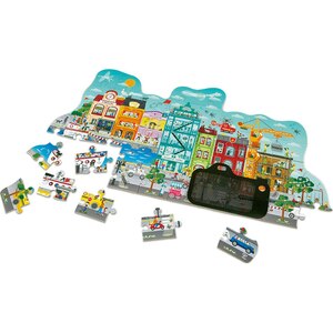 Puzzle HAPE Orasul Animat E1629, 4 ani+, 49 piese Puzzle HAPE Orasul Animat E1629, 4 ani+, 49 piese