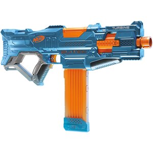 Blaster NERF Elite 2.0 - Turbine CS-18 E9481, 8 ani+, albastru-portocaliu Blaster NERF Elite 2.0 - Turbine CS-18 E9481, 8 ani+, albastru-portocaliu