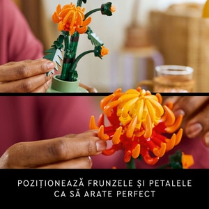 LEGO Botanicals: Crizantema 10368, 18 ani+, 278 piese LEGO Botanicals: Crizantema 10368, 18 ani+, 278 piese