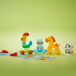 LEGO DUPLO: Tren cu animale 10412, 18 luni+, 19 piese LEGO DUPLO: Tren cu animale 10412, 18 luni+, 19 piese