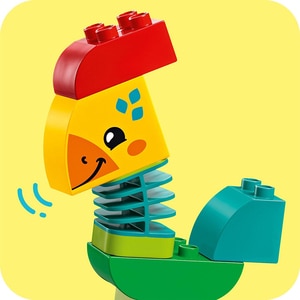 LEGO DUPLO: Tren cu animale 10412, 18 luni+, 19 piese LEGO DUPLO: Tren cu animale 10412, 18 luni+, 19 piese