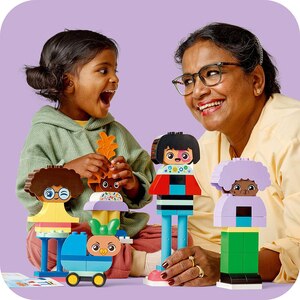 LEGO DUPLO: Oameni construibili cu emotii mari 10423, 3 ani+, 71 piese LEGO DUPLO: Oameni construibili cu emotii mari 10423, 3 ani+, 71 piese