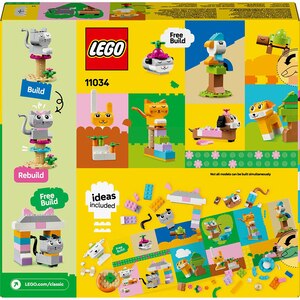 LEGO Classic: Animalute creative 11034, 5 ani+, 450 piese LEGO Classic: Animalute creative 11034, 5 ani+, 450 piese