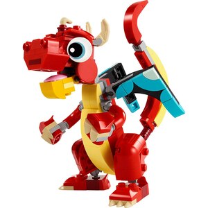 LEGO Creator 3in1: Dragon rosu 31145, 6 ani+, 149 piese LEGO Creator 3in1: Dragon rosu 31145, 6 ani+, 149 piese
