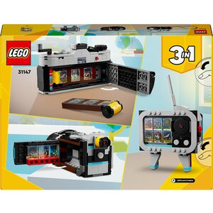 LEGO Creator 3in1: Aparat foto retro 31147, 8 ani+, 261 piese LEGO Creator 3in1: Aparat foto retro 31147, 8 ani+, 261 piese
