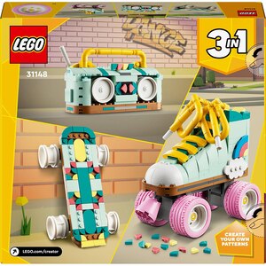 LEGO Creator 3in1: Patina cu rotile retro 31148, 8 ani+, 342 piese LEGO Creator 3in1: Patina cu rotile retro 31148, 8 ani+, 342 piese
