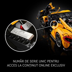 LEGO Technic: McLaren P1 42172, 18 ani+, 3893 piese LEGO Technic: McLaren P1 42172, 18 ani+, 3893 piese