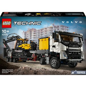 LEGO Technic: Camionul FMX si excavatorul electric EC230 de la Volvo 42175, 10 ani+, 2274 piese LEGO Technic: Camionul FMX si excavatorul electric EC230 de la Volvo 42175, 10 ani+, 2274 piese