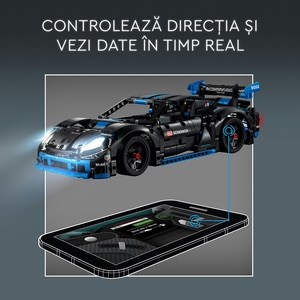 LEGO Technic: Masina de curse Porsche GT4 e-Performance 42176, 10 ani+, 838 piese LEGO Technic: Masina de curse Porsche GT4 e-Performance 42176, 10 ani+, 838 piese