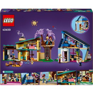 LEGO Friends: Casele familiale ale lui Olly si Paisley 42620, 7 ani+, 1126 piese LEGO Friends: Casele familiale ale lui Olly si Paisley 42620, 7 ani+, 1126 piese