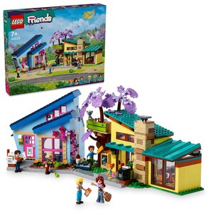 LEGO Friends: Casele familiale ale lui Olly si Paisley 42620, 7 ani+, 1126 piese LEGO Friends: Casele familiale ale lui Olly si Paisley 42620, 7 ani+, 1126 piese