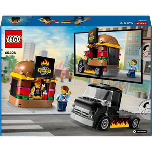 LEGO City: Toneta de burgeri 60404, 5 ani+, 194 piese LEGO City: Toneta de burgeri 60404, 5 ani+, 194 piese