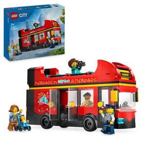 LEGO City: Autobuz turistic rosu cu etaj 60407, 7 ani+, 384 piese LEGO City: Autobuz turistic rosu cu etaj 60407, 7 ani+, 384 piese