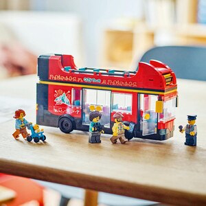 LEGO City: Autobuz turistic rosu cu etaj 60407, 7 ani+, 384 piese LEGO City: Autobuz turistic rosu cu etaj 60407, 7 ani+, 384 piese