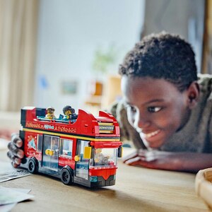LEGO City: Autobuz turistic rosu cu etaj 60407, 7 ani+, 384 piese LEGO City: Autobuz turistic rosu cu etaj 60407, 7 ani+, 384 piese