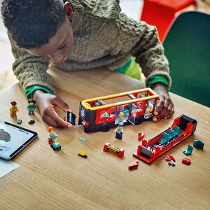 LEGO City: Autobuz turistic rosu cu etaj 60407, 7 ani+, 384 piese LEGO City: Autobuz turistic rosu cu etaj 60407, 7 ani+, 384 piese
