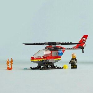 LEGO City: Elicopter de pompieri 60411, 5 ani+, 85 piese LEGO City: Elicopter de pompieri 60411, 5 ani+, 85 piese