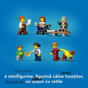 LEGO City: Statie si tramvai in centrul orasului 60423, 7 ani+, 811 piese LEGO City: Statie si tramvai in centrul orasului 60423, 7 ani+, 811 piese