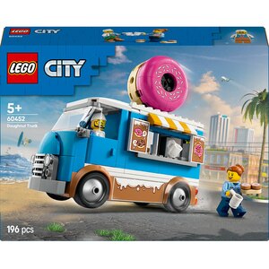 LEGO City: Furgoneta de gogosi 60452, 5 ani+, 196 piese LEGO City: Furgoneta de gogosi 60452, 5 ani+, 196 piese