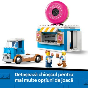 LEGO City: Furgoneta de gogosi 60452, 5 ani+, 196 piese LEGO City: Furgoneta de gogosi 60452, 5 ani+, 196 piese